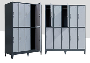 Metal <b>Locker</b> <b>Cabinet</b> Commerical Furniture Outside Metal School <b>Storage</b> 9 12 15 18 24 Door <b>Locker</b> Gym <b>Locker</b> for Sale - Product Image 2