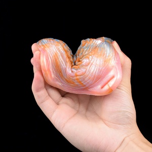 NNSX Jouet sexuel en silicone texturé réaliste, stimulateur de mamelons et de clitoris, masturbateur féminin pour stimulation par friction érotique - Product Image 4