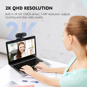 <span class=keywords><strong>Webcam</strong></span> MT823WH Tiny 4K Win Hello CMOS autofocus avec microphone USB pour appels vidéo - Product Image 2