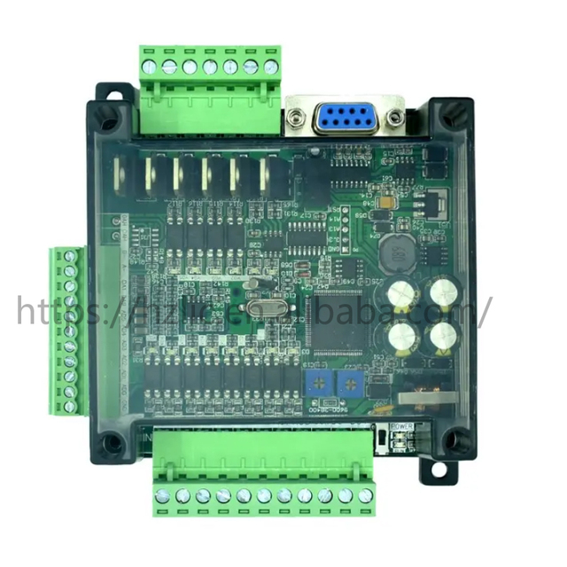 FX3U-14MR FX3U-14MT PLC industrial control board 8 Input 6 Output 6AD 2DA and RS485 RTC Compatible with FX1N and FX2N