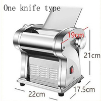 Machine à pâtes électrique, machine à nouilles en acier inoxydable, machine à faire des peaux de raviolis, mixeur pratique et rapide