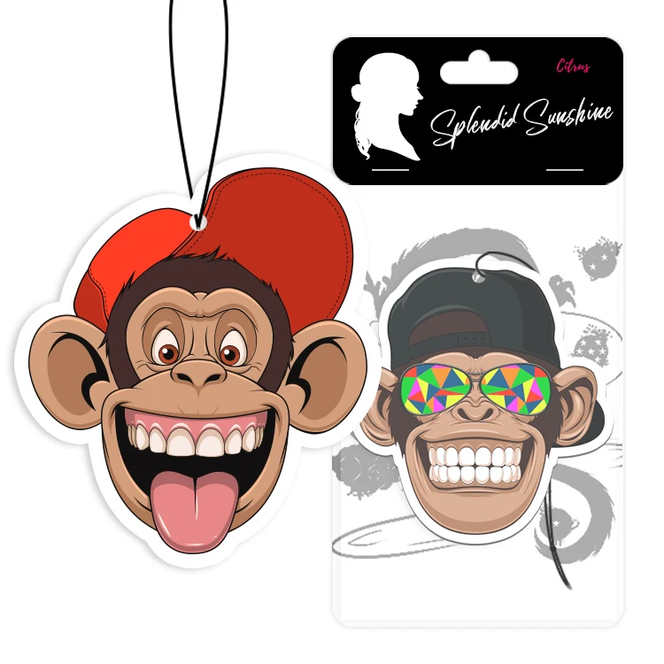 Оптовые товары, рекламные подарки из Китая, упаковка для карт, индивидуальный дизайн, декоративный автомобильный подвесной парфюм, бумажный автомобильный освежитель воздуха