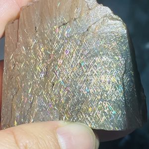 도매 희귀 천연 거친 격자 태양 돌 메트로 샤워 무지개 크리스탈 보석 원시 일석 - Product Image 6