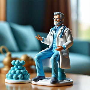 Custom Doctor Toy <b>Figure</b> Plastic <b>Action</b> <b>Figure</b> Medical Theme Collectible Statue For Kids Ages 7-12 Unisex - Product Image 4