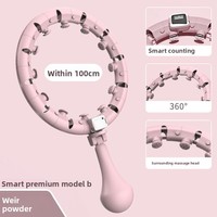 Disque de comptage intelligent lesté en PP pour l'amincissement abdominal et l'embellissement de la taille chez la femme, conception détachable et sécurisée pour le fitness à domicile