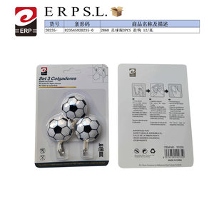 Crochets de football Erpsl, 3 pièces, charge maximale de 20 kg, crochets originaux - Product Image 3