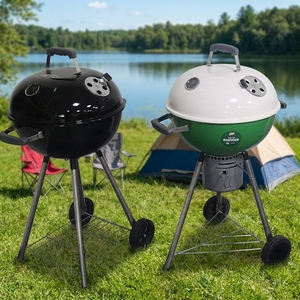 Parrilla de Carbón Premium de <span class=keywords><strong>18</strong></span> Pulgadas con Carrito y Calcomanía Impresa para Uso Doméstico - Product Image 4
