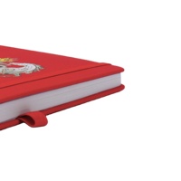 Carnet en cuir PU A5, couverture rigide, avec bande élastique, pour les affaires et l'usage quotidien