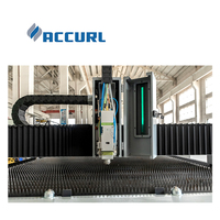 ACCURL NEWF Iber, Fabricante de Máquinas de Corte Láser, Cortadora Láser CNC de 1000W para Placas Metálicas
