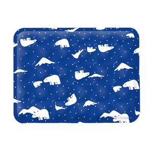 Cama para perros autoenfriable de alta calidad 2025 con patrón de estampado de animales, alfombrilla de refrigeración reutilizable impermeable para mascotas para uso en invierno, MOQ bajo - Product Image 6