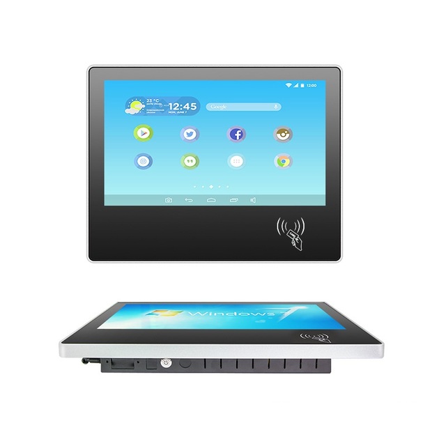 15.6"inch Industrial Touchscreen Panel PC All-in-one Touchscreen Tablet with RFID/NFC Card Reader and Camera for Smart Access