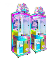 Distributeur automatique de cadeaux en libre-service, jeu de pêche à griffes mini-arcade à monnayeur pour magasins de proximité et centres familiaux