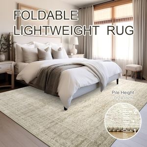 <span class=keywords><strong>Tappeto</strong></span> Lavabile Antiscivolo a Pelo Lungo, Design Bohémien in Poliestere <span class=keywords><strong>per</strong></span> Soggiorno, Camera da Letto, Ufficio - Product Image 6