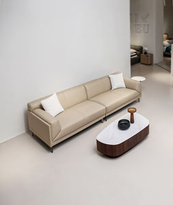 أريكة حديثة عالية الجودة مخصصة من الجلد الصناعي أريكة فندق - Product Image 3