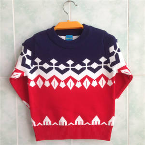 Nouveaux modèles de broderie faits à la main au crochet chandails pour enfants en laine islandaise - Product Image 2