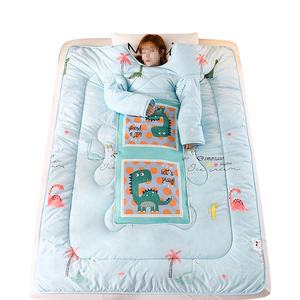 Nouveau style Bedsure Sac de couchage d'hiver long à manches longues anti-chute avec manches amovibles, imprimé, respirant, en polyester - Product Image 4