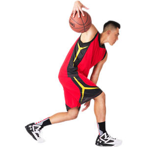 เสื้อบาสเก็ตบอลผู้ชายแบบปรับแต่งได้ พิมพ์ลายโลโก้ได้ ระบายอากาศได้ดี ใส่ได้ทั้งฝึกซ้อมและแข่งขัน เหมาะสำหรับนักเรียนและทีม - Product Image 6