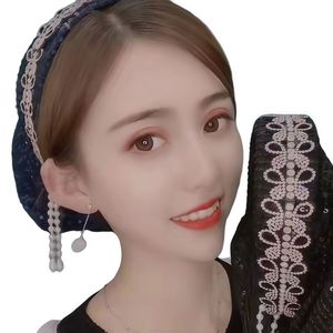 Versatile Beaded Sequin Fabric Breathable Eco-friendly Fashionable Multifunctional Headscarf High Quality Low Price Women's Hat - Product Image 3