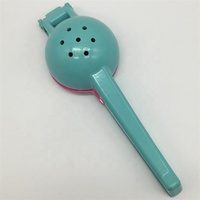 MOQ 500pcs Blue Pink 2-in-1 Manual Aluminium Alloy Lemon Lime Orange Citrus Squeezer Presser Juicer With Customized Logo