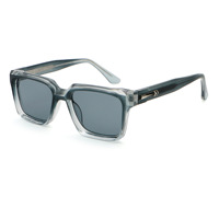 Gafas de Sol Retro Europeas Americanas con Marco Cuadrado Completo para Mujer, Exportación Transfronteriza, Modelo 9830 UV400, Igual al de las Celebridades de Internet