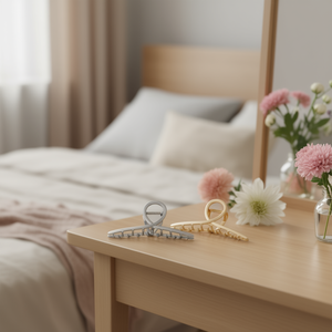 Pinza para el cabello Richland de 11 cm, pinza cruzada de metal, minimalista y moderna para mujeres y niñas - Product Image 5