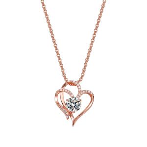 Necklace Five Leaf Clover Brown Cross Border Multi Ready Retail Packaging Wholesalers Nickel-free Vacuum Plating Nickel Content - Product Image 1