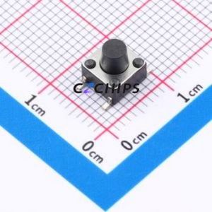 BTS0D0031FBG00 Tactile Switch SMD-4P,6x6mm Switch Round Button 1.8N Vertical Mount 6mm - Product Image 1