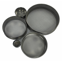 Tamis de jardin tissé en acier inoxydable 304 sur mesure OEM, 300-400 microns, pour compost et terre, diamètre 20-50 cm