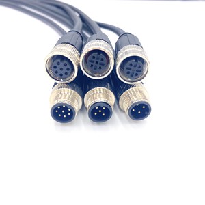 Guo Jinqiang M12 Connector <b>Cable</b> 4 To 8 Core IP65 <b>Waterproof</b> Industrial Automation Sensor Signal Transmission <b>Cable</b> - Product Image 2