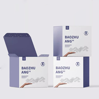 Boîtes d'emballage personnalisées gratuites en papier recyclé pour savon, avec fenêtre découpée irrégulière, impression UV, boîte cadeau haut de gamme pour savon artisanal
