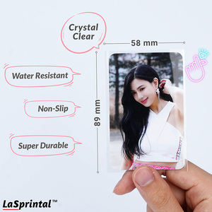 Conception personnalisée 300pcs Premium Soft Popcorn No Scratch Kpop Idol Star Cartes de visite Photo Photocard Card Penny Holder Sleeves - Product Image 4