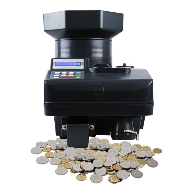 CS-8500 Plastic Coin Counter Philippine Coin Counting Machine CE Certified 2300 Coins/Min Unique Design Advanced Tech for Most