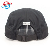 Casquette de sport 7 panneaux 100 % coton à visière plate unisexe pour le cyclisme en extérieur, logo personnalisé, faible MOQ