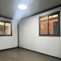 Maison conteneur préfabriquée extensible de 10 pieds, modèle DQ-20 de la marque DQ, panneau sandwich, design moderne pour appartement ou bureau