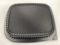 Boîte d'emballage alimentaire à emporter en plastique pp micro-ondes pour poulet rôti canard rôti pour plateau de poulet rôti