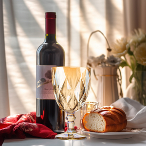 Vente en gros d'un ensemble de 6 pièces ambrées de 300ml de luxe élégant avec emballage en carton <span class=keywords><strong>gobelet</strong></span> à vin en verre cristal - Product Image 3