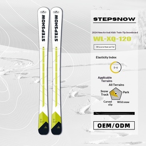 Ensemble de <span class=keywords><strong>ski</strong></span> Freestyle pour débutants avec fixateur de planche double et bâton de marche pour hommes et femmes - Product Image 3