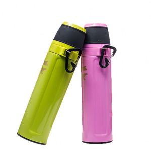 Gobelet isotherme de 500 ml pour le cyclisme en plein air, les sports et les voyages, fabriqué en acier inoxydable 304 - Product Image 2