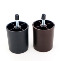 Pieds de meubles en plastique ABS professionnel, vis M8, anti-corrosion, design moderne, pour appartement, chambre, canapé, armoire