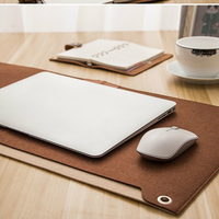 Usine personnalisé antidérapant grand tapis de souris de bureau en feutre protecteur de tapis d'ordinateur pour clavier et équipement de bureau