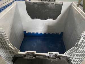 Flc1200-1020L 1200x1000x1200 <span class=keywords><strong>conteneur</strong></span> HDPE pliable, fourre-tout de Transport boîtes à <span class=keywords><strong>palette</strong></span> en <span class=keywords><strong>plastique</strong></span> Durable <span class=keywords><strong>1000</strong></span> <span class=keywords><strong>litres</strong></span> - Product Image 4