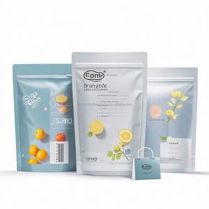 Pochette refermable en mylar mat imprimée en héliogravure personnalisée pour l'emballage de nourriture et de collations - Product Image 1