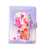Carnet Design Rose pour Enfants Agenda Planificateur Vente en Gros Mignon Cahier Couverture en Pu Iigen Kawaii et Mignon Couverture Rigide Squishy Animal