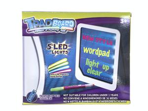 发光二极管电子荧光写字板绘图板亚克力材料带荧光笔橡皮擦儿童绘图板玩具儿童 - Product Image 2