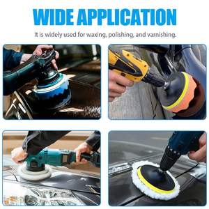 Deegbbyi ชุดฟองน้ำขัด<span class=keywords><strong>รถ</strong></span>23ชิ้นเครื่องมือ<span class=keywords><strong>ขัด</strong></span>แบบใช้ซ้ำได้และล้างทำความสะอาดได้พร้อมสว่านขัด - Product Image 4