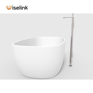 Wiselink Sang Trọng Hiện Đại Trong Nhà Xấu Miễn Phí Đứng Một Mình Acrylic Bồn Tắm Bồn Tắm Phòng Tắm Đơn Lập Một Mình Ngâm Bồn Tắm - Product Image 6