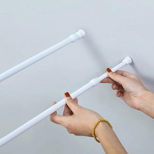 Extension Tringles à rideaux de <span class=keywords><strong>douche</strong></span> <span class=keywords><strong>sans</strong></span> perçage <span class=keywords><strong>Tringle</strong></span> à rideau de <span class=keywords><strong>douche</strong></span> télescopique <span class=keywords><strong>sans</strong></span> perçage - Product Image 2