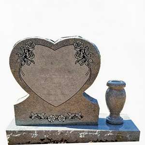 Monument en granit en forme de cœur : <span class=keywords><strong>Pierre</strong></span> commémorative personnalisée pour un amour éternel, <span class=keywords><strong>pierre</strong></span> <span class=keywords><strong>tombale</strong></span> artistique en granit en forme de cœur - Product Image 3
