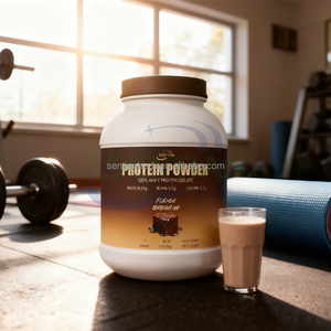 เวย์โปรตีนมาตรฐานทองคํา OEM <span class=keywords><strong>100</strong></span>% ส่งเสริมการสังเคราะห์กล้ามเนื้อเพิ่มความอดทนของกล้ามเนื้อและแยกเวย์โปรตีน - Product Image 5