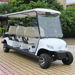 Nuevo Precio Competitivo, OEM ODM, Aprobado por CE, Popular Vehículo Utilitario de 8 Plazas, Carro de Golf Eléctrico con Batería de Litio y Motor de 5KW - Product Image 1